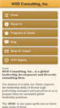 Mobile Screenshot of hodconsulting.com