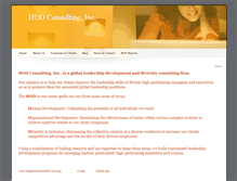 Tablet Screenshot of hodconsulting.com